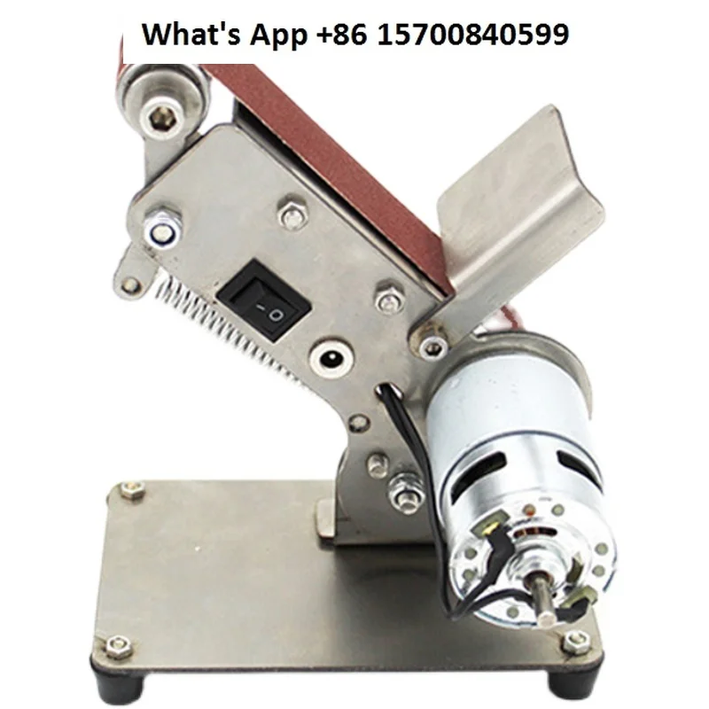 

110V/220V Multifunctional Household Mini Electric Folding Belt Sander Process Polishing, Edging Machine