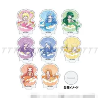 Game Mermaid Melody Pichi Pichi Pitch Acrylic Stand Doll Anime Nanami Ruchia Luchia Mini Figure Model Cosplay Toy for Gift