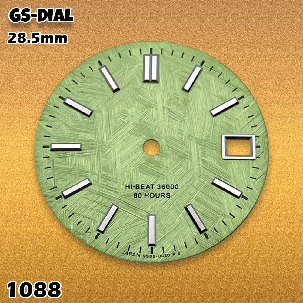 SEI NH35/NH36 Movements GS Logo 28.5mm Weaving patterns Metal Dial Watches for men Watch Modification Accessories view 3