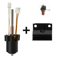 For Creality K1C/K1 Max Hotend Quick Swap Ceramic Heating Block Kit  K1 SE Hot End High Flow Print Head 3D Printer Parts