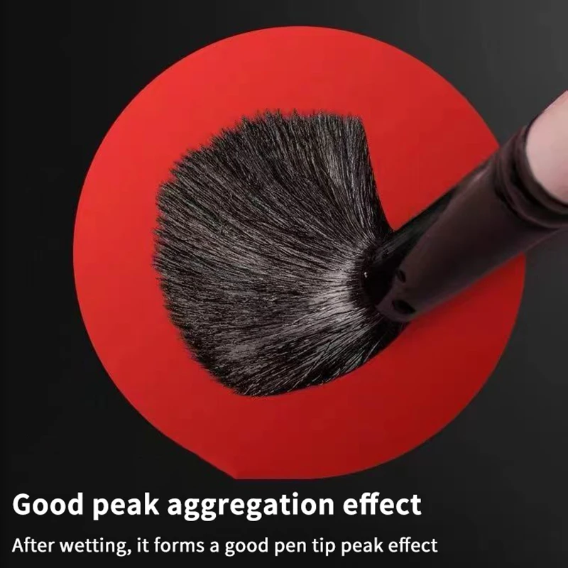 7Pcs Squirrel Hair Paint Brush Set Round Pointed Tip Watercolor Gouache Brushes For Artists Beginners