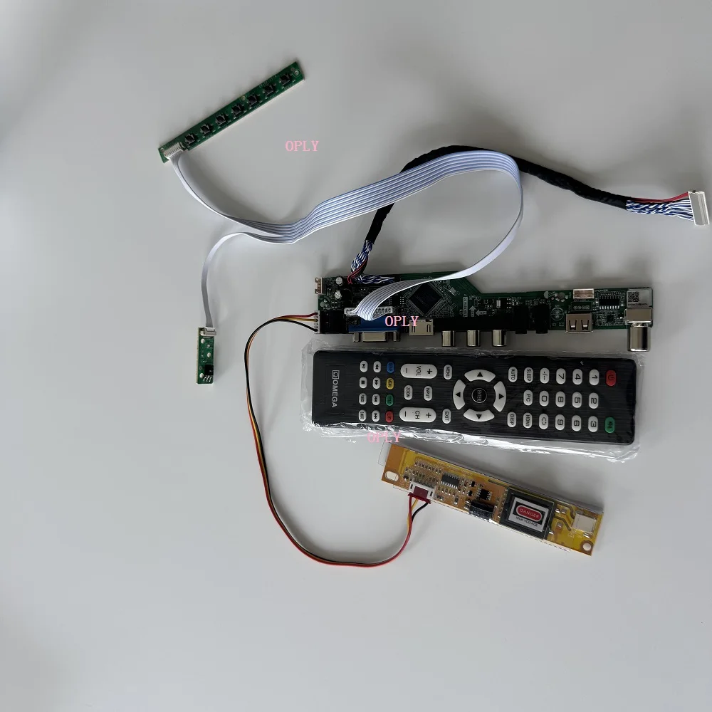 

TV Controller board kit VGA USB HDMI-compatible RF for LP140WX1 LP141WX1-TLA2 LTN140W1 14" 1280X768 LCD panel AV screen monitor