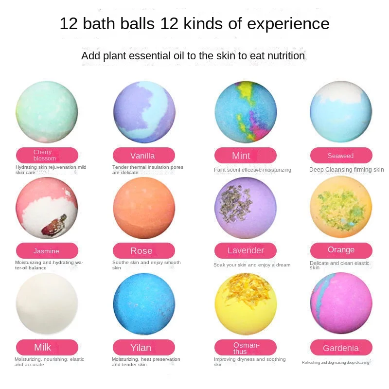 Loofah Super Multi Bubble Bathtub Essential Oil Salt Bomb Fragrant Body Female Foot Bath Ball