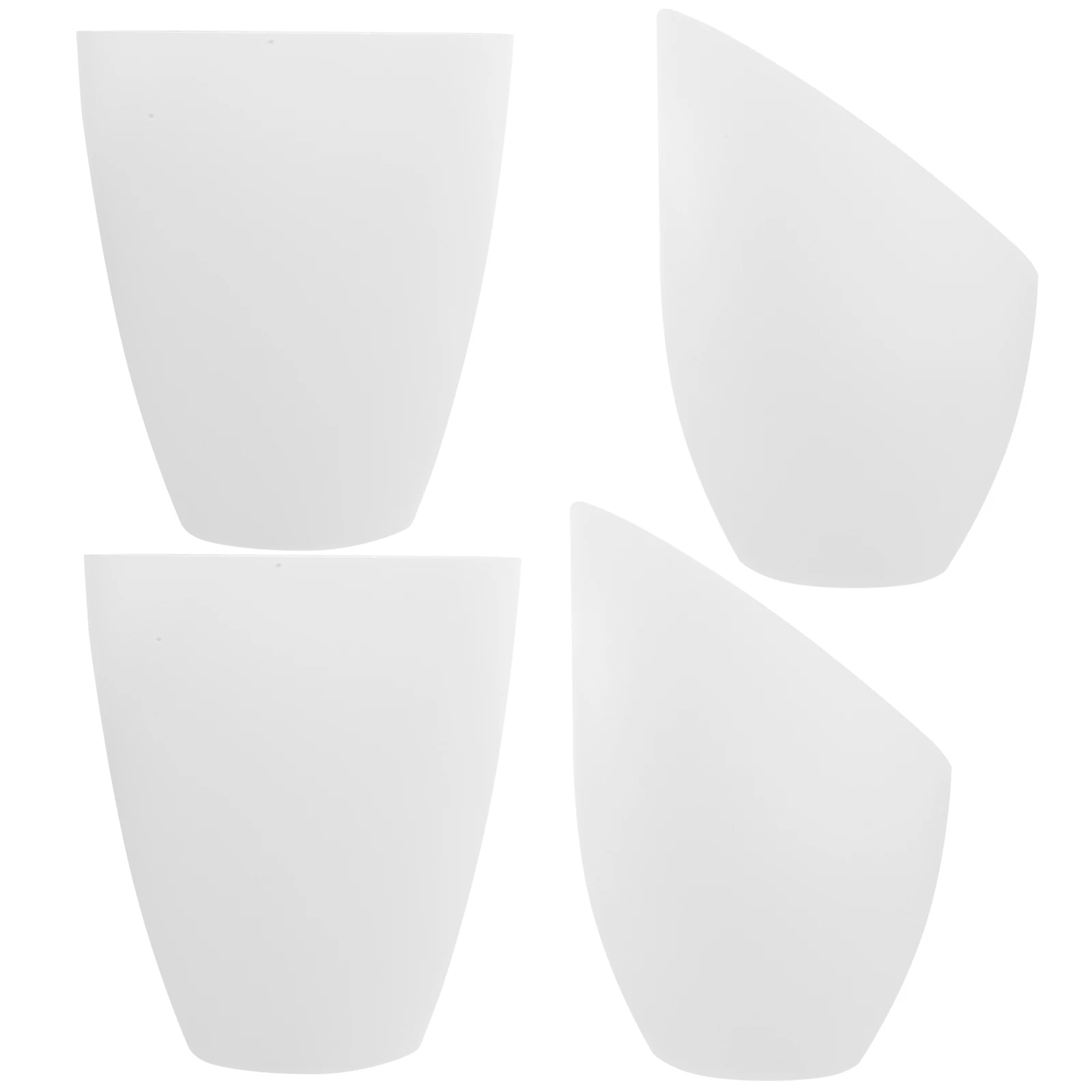 

4 Pcs Lamp Shade Plastic Lampshade Cover Desk Floor Replacement Shades Lampshades for