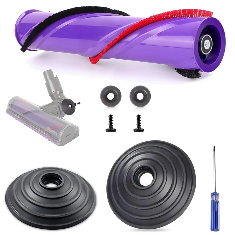 AT02-Ball Wheel Roller Brush Kit Replacement For Dyson V10 SV12 Vacuum Cleaner  Parts,For Direct Drive Motor Head