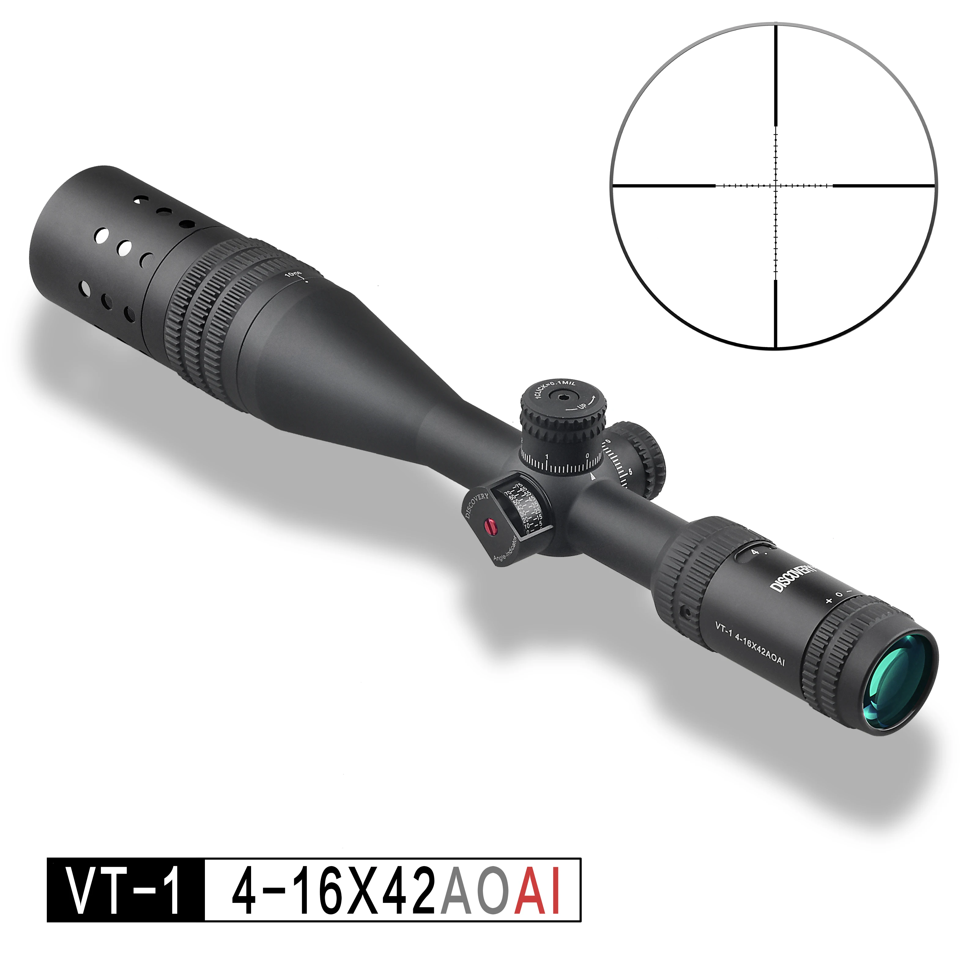 Discovery VT-1 PRO 4-16X42AOAI Tactical Riflescope Optic Sight Hunting Scopes Rifle Scope Sniper Airsoft Scope Sight