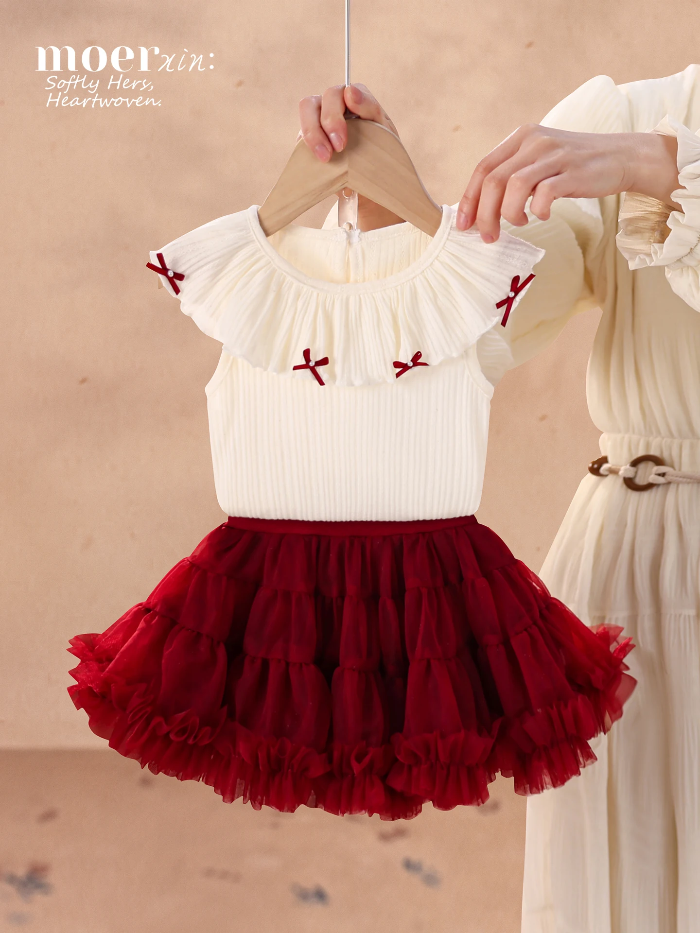 princess-outfit-set-summer-clothes-red-birthday-dress-children's-tulle-skirt-cake-skirt-girls'-baby-2026-new-fashionable