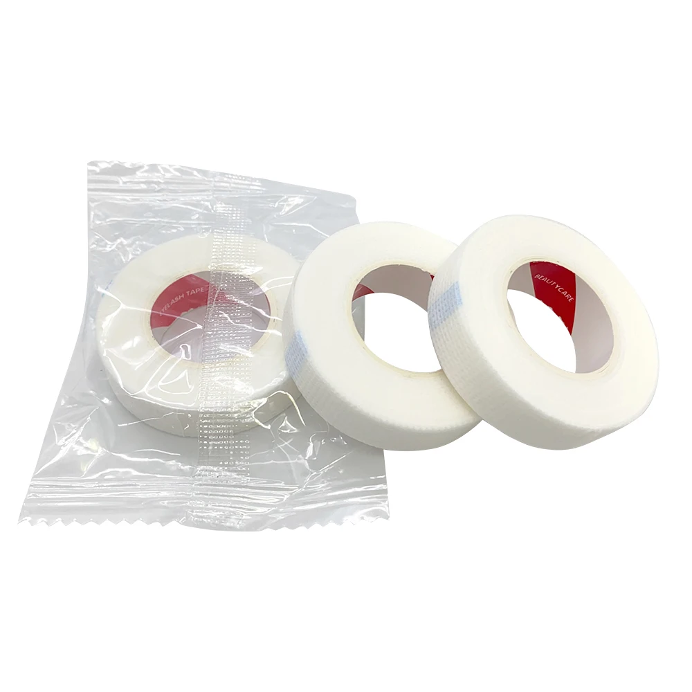 20 Rollen Wimpernband 9 m atmungsaktives Wimpernverlängerungs-Papierband Großhandel Vliesstoff-Klebeflicken unter dem Augenpolster