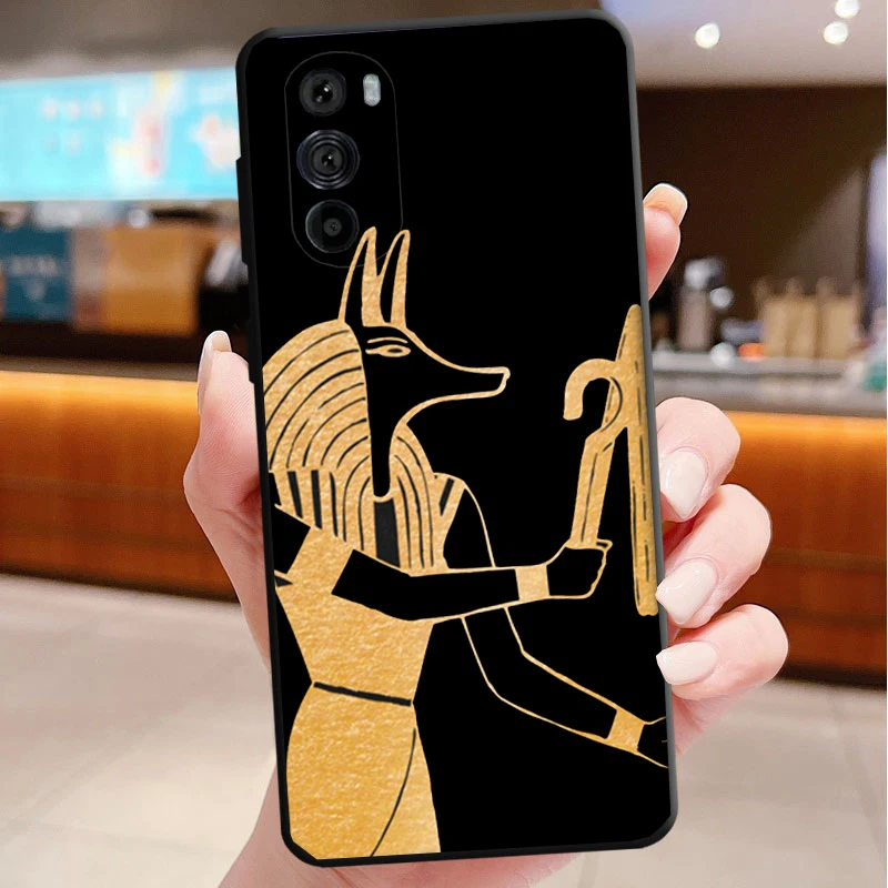 

Case For Motorola Edge 50 40 Pro 60 50 40 30 Ultra Neo Fusion G85 G72 G53 G54 G84 G13 G32 Egypt Nefertiti Anubis Ankh Pharaoh