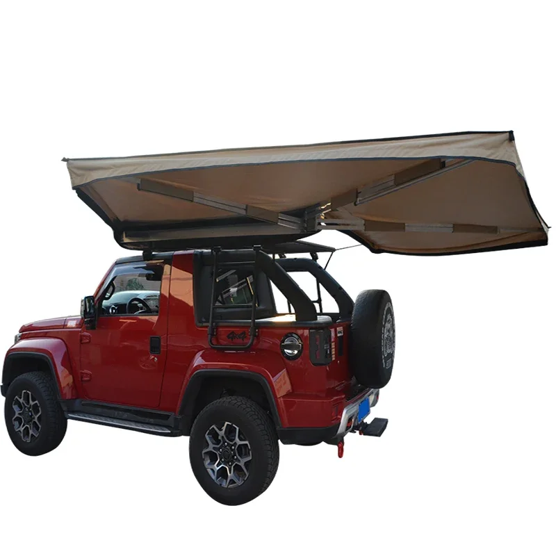 

Easy Swing-Out 270 Degree Retractable Car Fox Wing Awning Tent Sun Shelter Side Truck awning