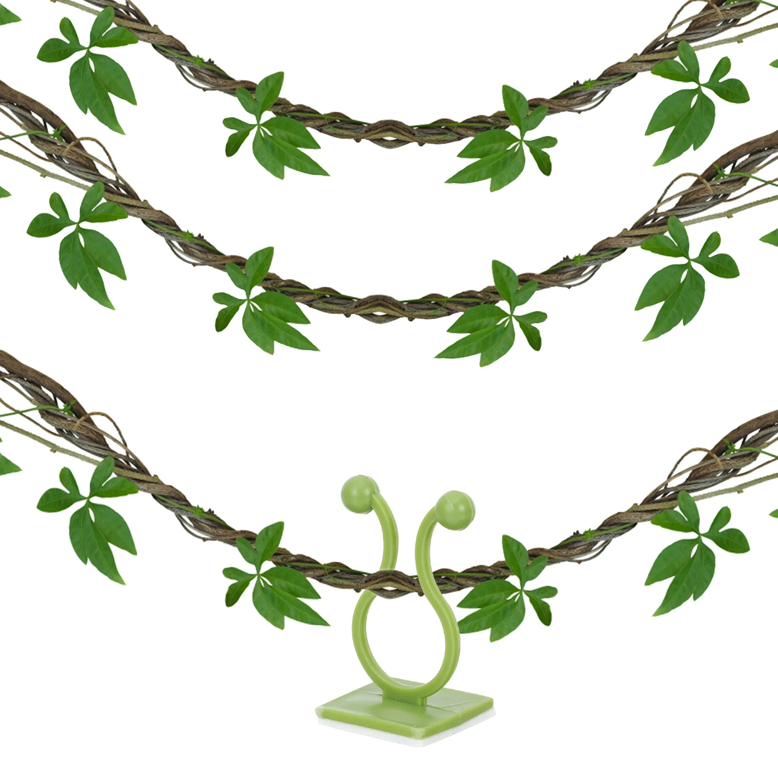 

200 Pcs Hook Standwich Trellis Clips Cable for Plants Support Wall Green Vines Fixing