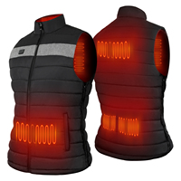 5 Heating Zones Heated Vest Men Women Warming Self Heating Vest Electric Heated Jacket Winter Thermal Waistcoat No Battery Pack