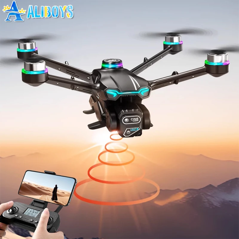 

GT6 GPS Дрон Двойная камера RC Аэрофотосъемка Вертолет Анти-столкновение Бесщеточный складной квадрокоптер Оптический поток Самолет500