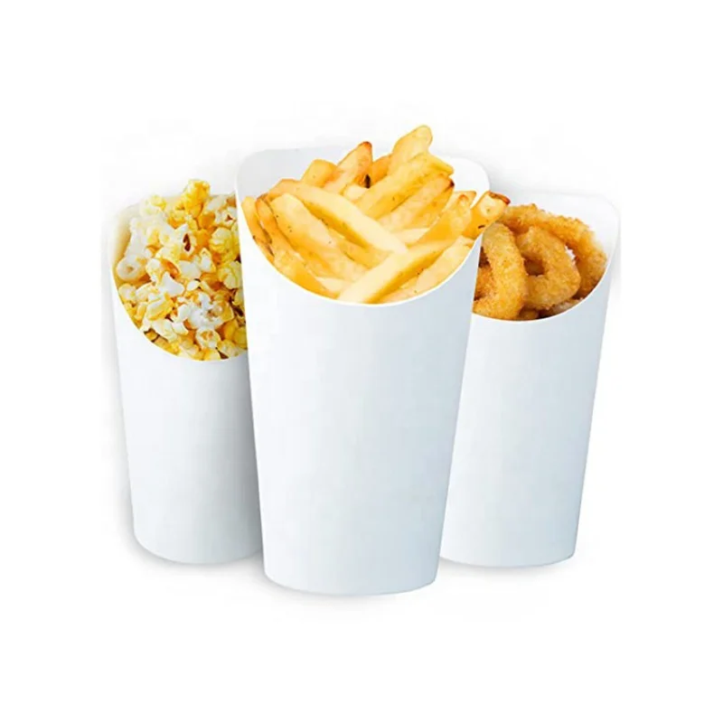 Customized productDisposable eco-frendly paper french fries holder containers