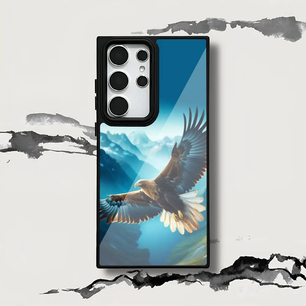 Custodia per telefono Animal Eagle MAISTO 1 PC + TPU per Samsung S8 9 10 20Plus S30 24 20ULTRA