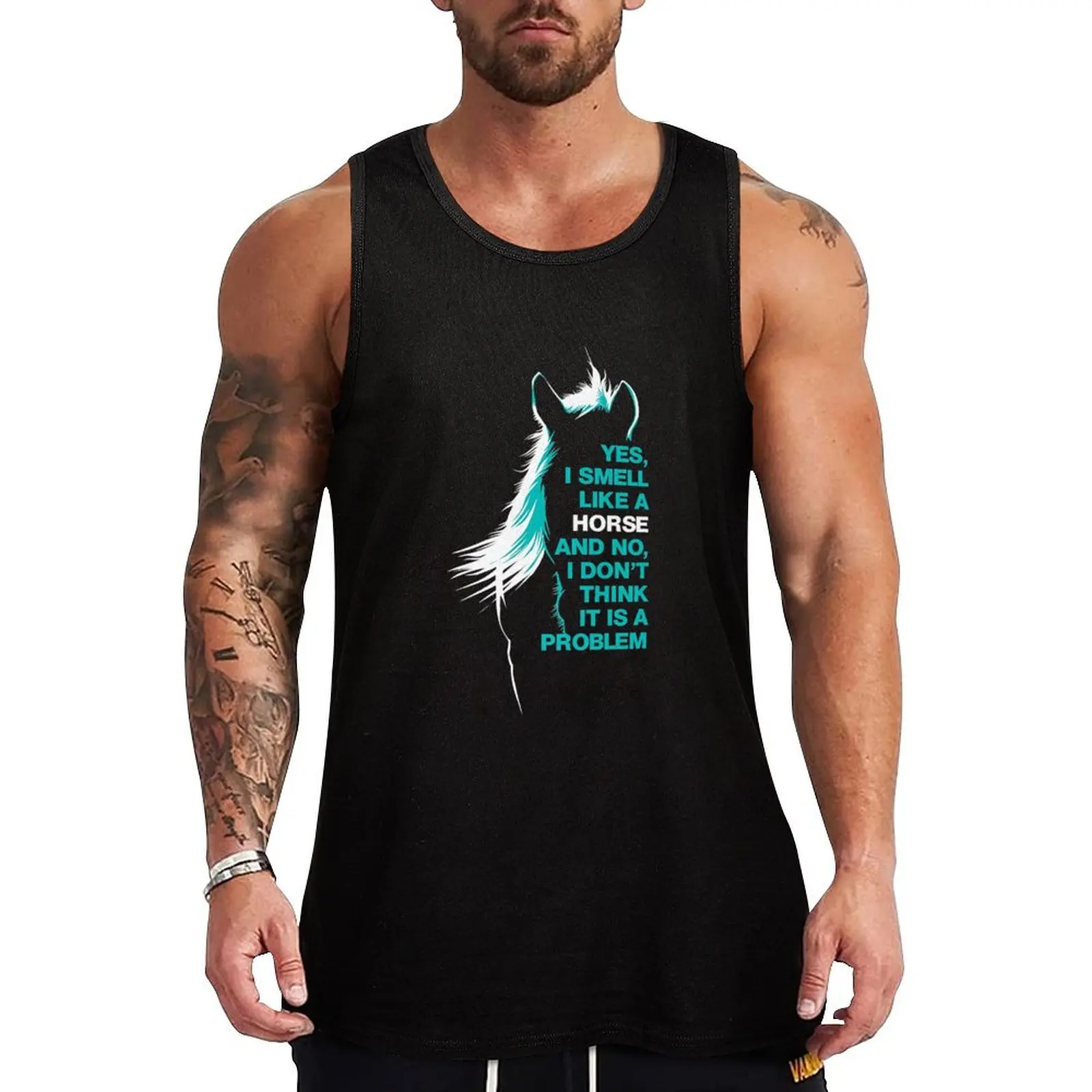 

Yes I Smell Like A Horse Rider Gifts Tank Top clothing men Working vest fashion 2025 man Vest