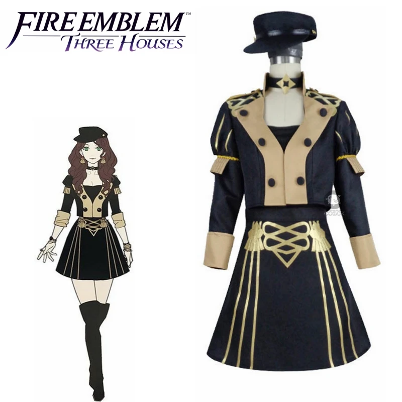 

Fire Emblem: Three Houses Dorothea Cosplay Costume With Shoes Cover Custom Made Women For Christmas Halloween