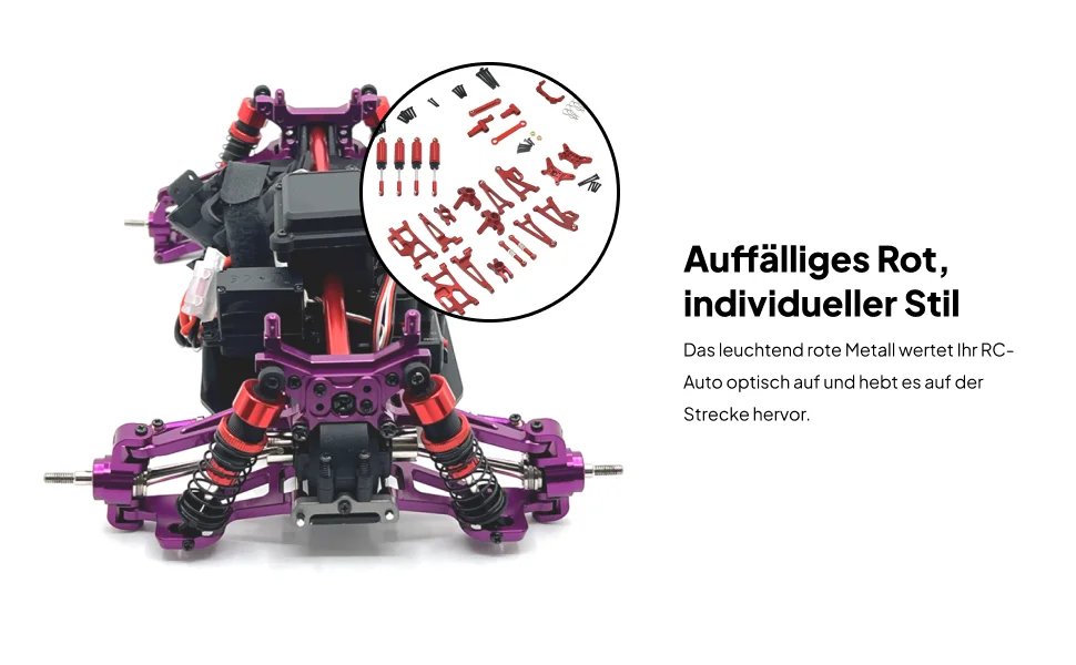 

1:14 RC Car for Models 14209 And 14210 Swing Arm Components