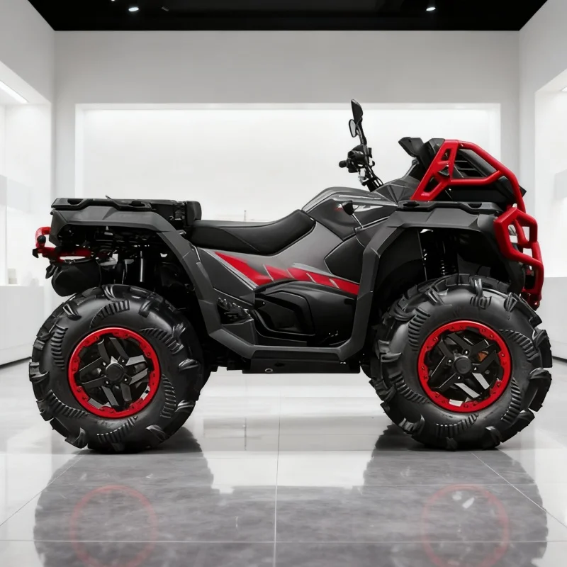 

15in Ground Clearance Trail Blazing ATV LEDs Jungle Paths Agile Steering With Shock-Resistant Body ATV Buggy