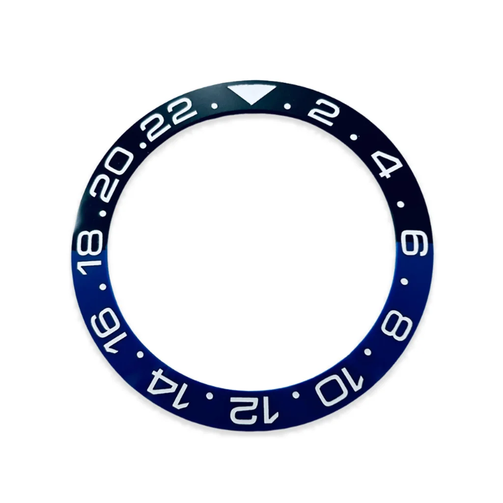 عالية الجودة 40 مللي متر البحر السيراميك الحافة أسود أزرق أخضر المنحدرة الغوص إدراج ساعة استبدال الحافة إدراج حلقة ساعة أجزاء