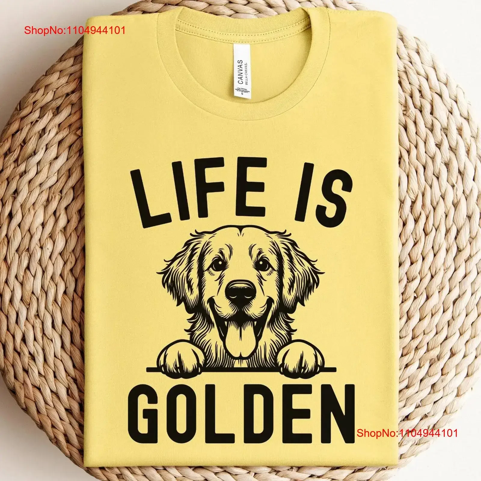 الذهبي المسترد تي شيرت الحياة هو الكلب ماما الفراء أمي للمالك أبي خمر غسلها لينة أعلى لارتداء اليومي الأزياء قليلا