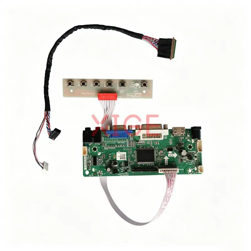 For M101NWT2 HSD101PFW4 HSD101PFW2 M101NWT4 Controller Board Kit 1024x600 1024*600 Laptop Monitor Panel LVDS 40-Pin VGA DVI HDMI