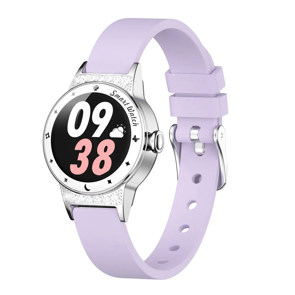 

Модные женские умные часы диаметром 27,5 мм, циферблат настроения, монитор здоровья, Bluetooth-вызов, женские спортивные фитнес-трекеры, умные часы для женщин