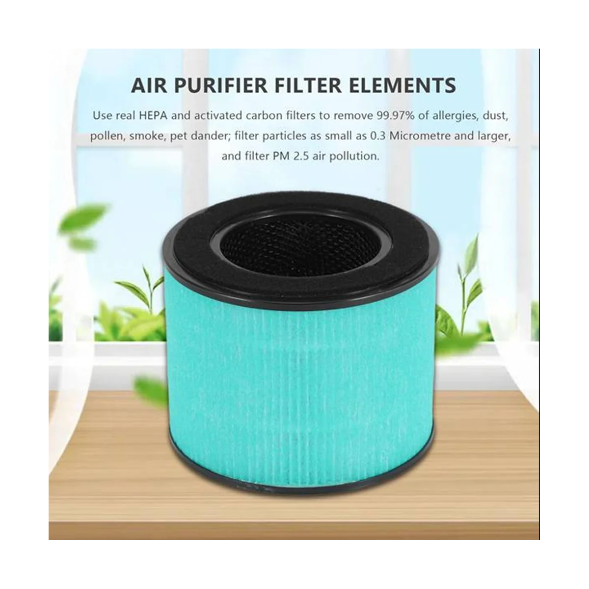 4Pcs Replacement HEPA Filter for PARTU BS-08,3-In-1 Filter System Include Pre-Filter,Real HEPA Filter