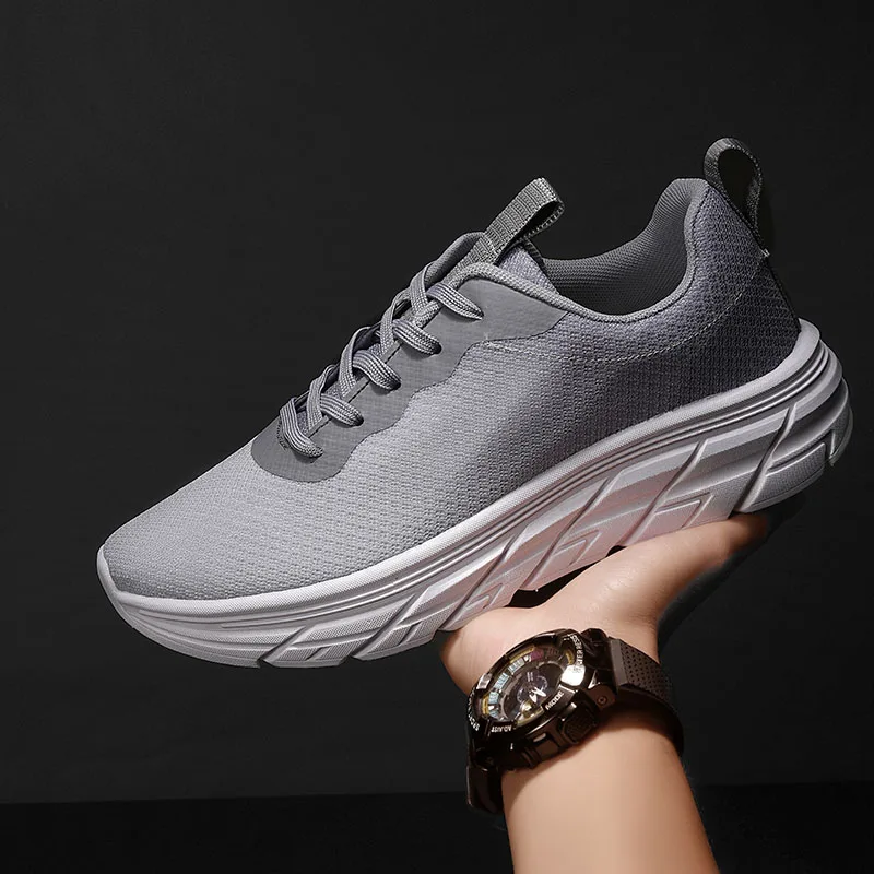 NonSlip Running Shoes Men Soft Cushion Running Shoes Breathable Mesh Sneakers for Walking Jogging Gym All Seasons