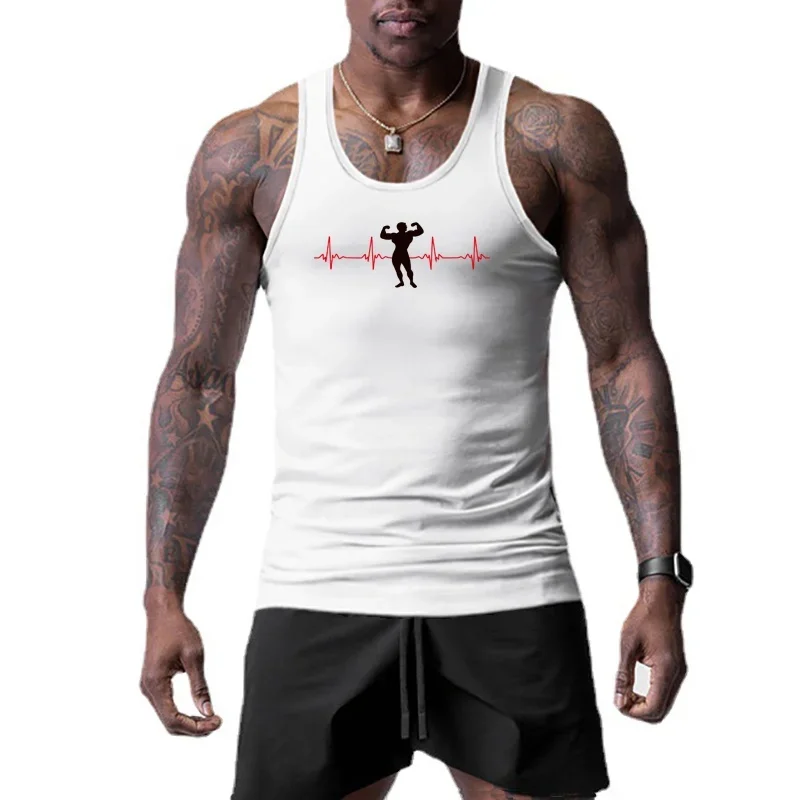 

Korean Brand Mens Muscle Tank Top Slim Mesh Clothing Workout Gym Running Vest Quick Dry Sleeveless Singlets