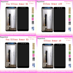 New Original Touch Screen LCD Display For Ulefone Armor X3 Armor X5 X5 Pro X9 X10 X11 Digitizer Replacement Parts Free Tools