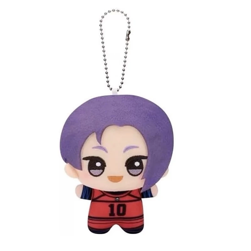 Cartoon Volleyball Boy Plush Keychain Bag Charm Soft Mini Chibi Doll Backpack Purse Accessory For Kids Teens Birthday Gift