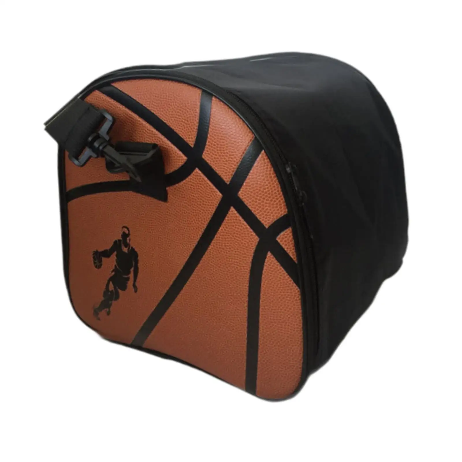 

Basketball Shoulder Bag Volleyball Protector PU Leather Portable Gift Stylish with Zipper Carrier Sport Bag Football Storage Bag