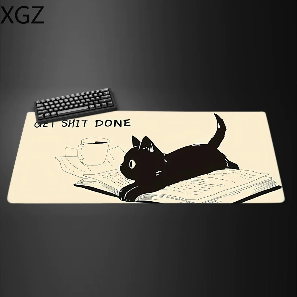 Cute MousePads Art Kawaii Cat pc XXL Keyboard Mats Large Gaming Mousepad Desk Mat  Gamer Office Home Table Mause Pad