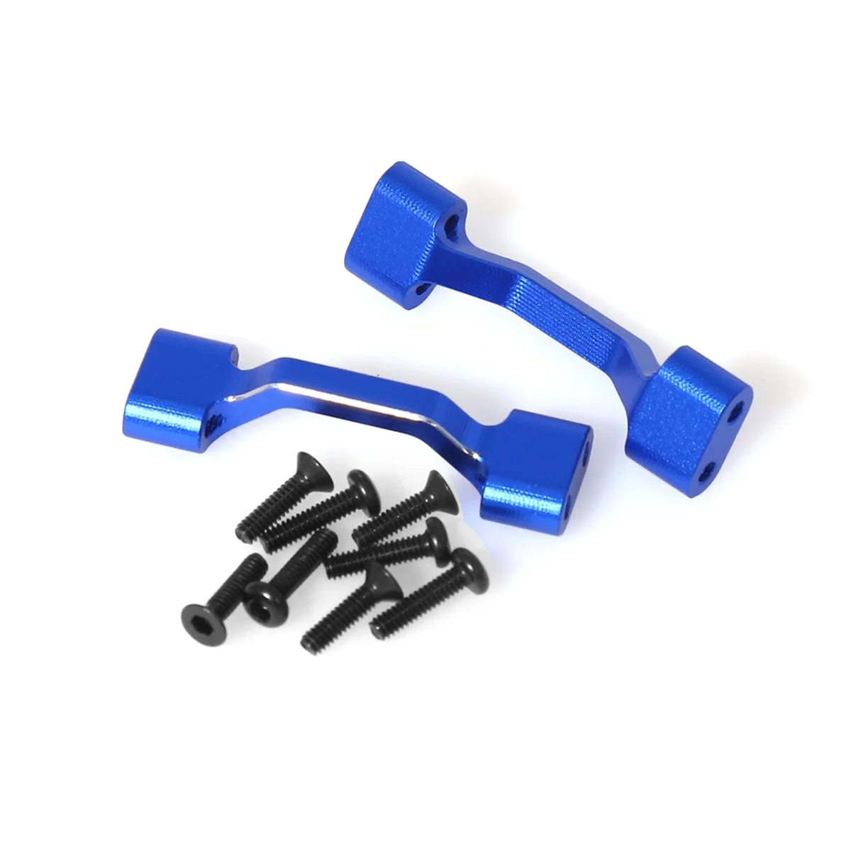 Kit de trilho para painel lateral de atualização de carro RC para LOSI 1/18 Mini LMT 4X4 escovado Monster Truck RC Car Upgrade Parts Azul