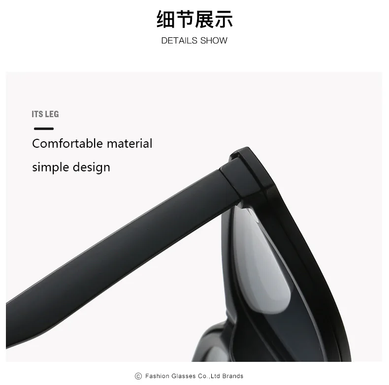 2249A 6 In 1 Brillengestell Männer Frauen Mit 5 PCS Clip Auf Polarisierte Sonnenbrille Magnetische Gläser Männlich Computer Optische – Detail 6