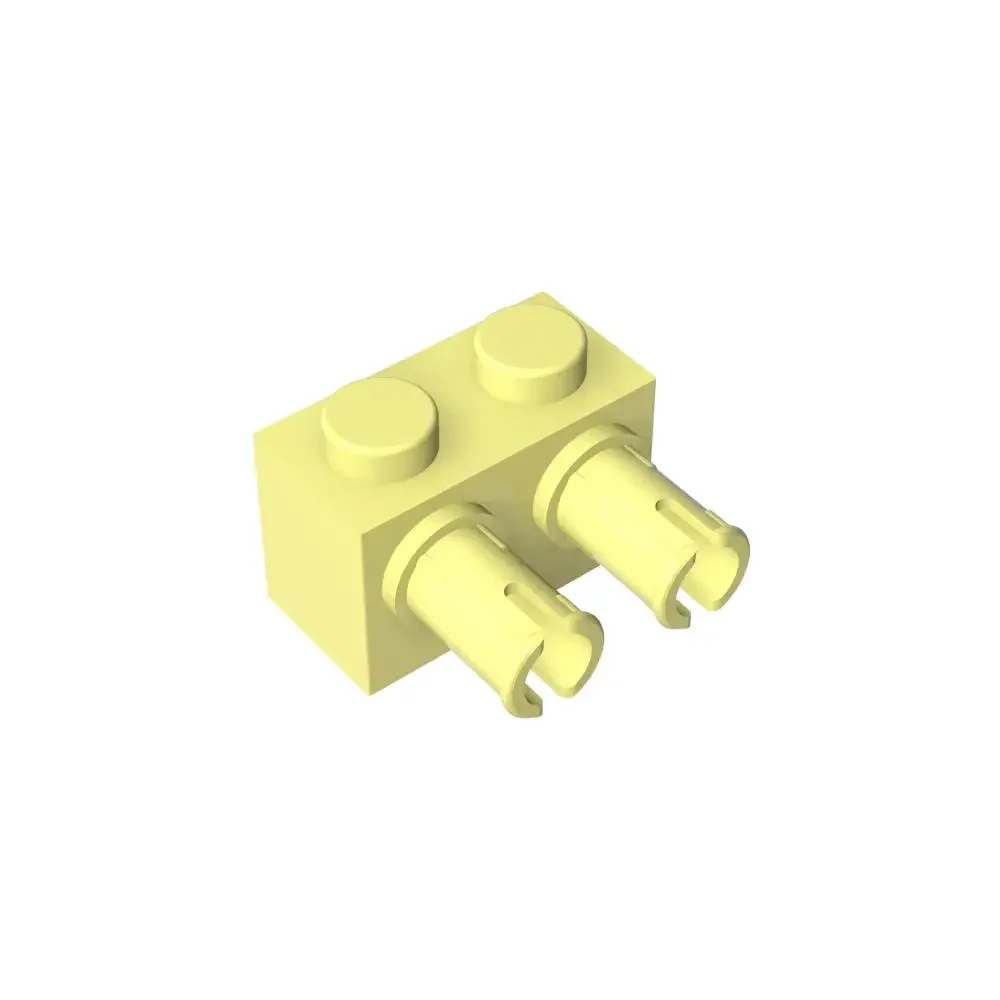 

Gobricks 1 Pcs MOC Brick Special 1 x 2 with 2 Pins Compatible With 30526 53540 Model Parts Building Blocks Kids Educational Toys