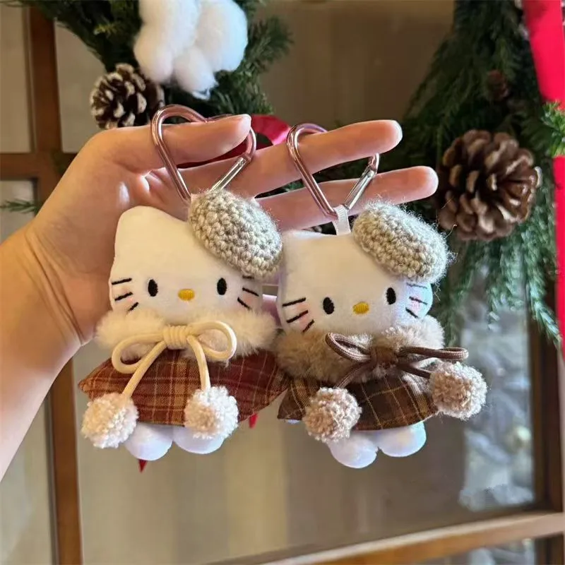 

Лимитированная серия: плюшевый брелок-подвеска Hello Kitty (Sanrio) для рюкзака, аксессуар для пары, лучших друзей, подарок на день рождения для девушки