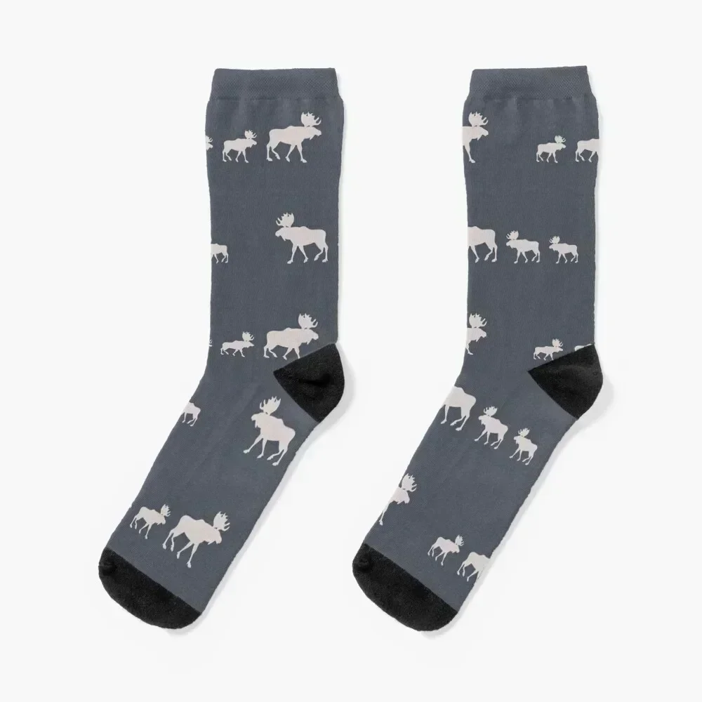 Moose (Lakeside) Socks kawaii men cotton high quality essential Socks Woman Men's