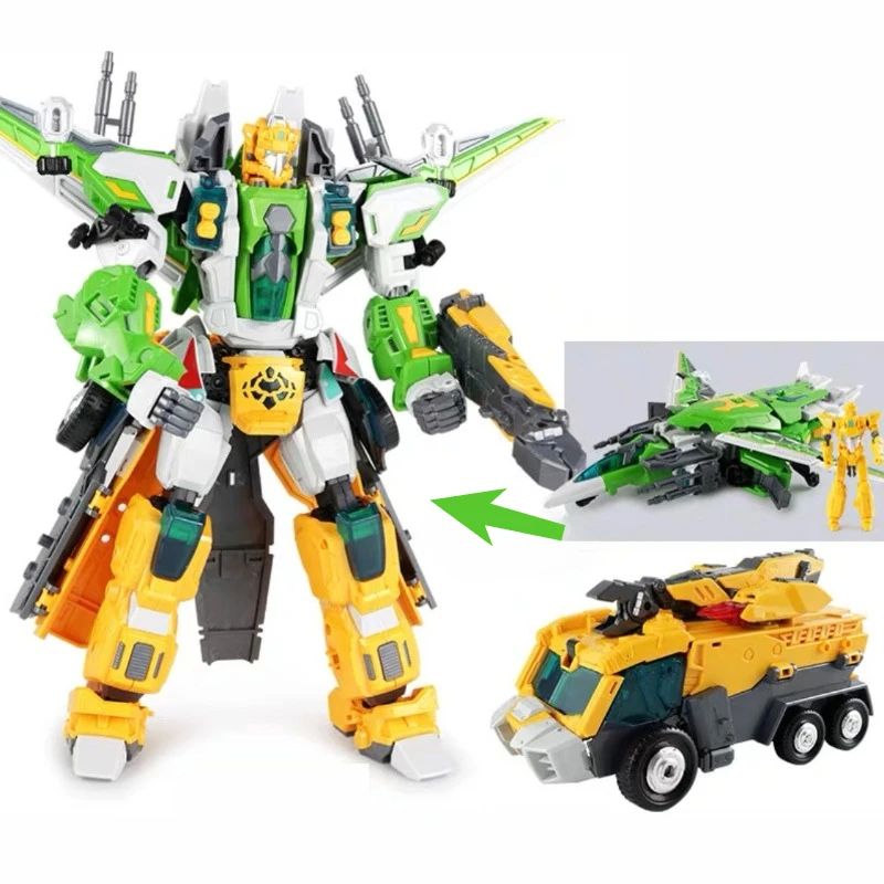 

2025 New 2IN1 Car Aircraft Deformation Robot Toy Convertible Action Figure Plastic Model Robot Toys Anime Series Children Gift