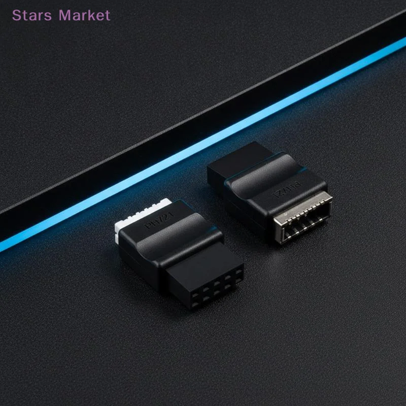 Motherboard USB 2.0 9-Pin To Type-E Front Panel Header USB2.0 9pin Male To Type-E Female Adapter For Desktop PC Motherboard