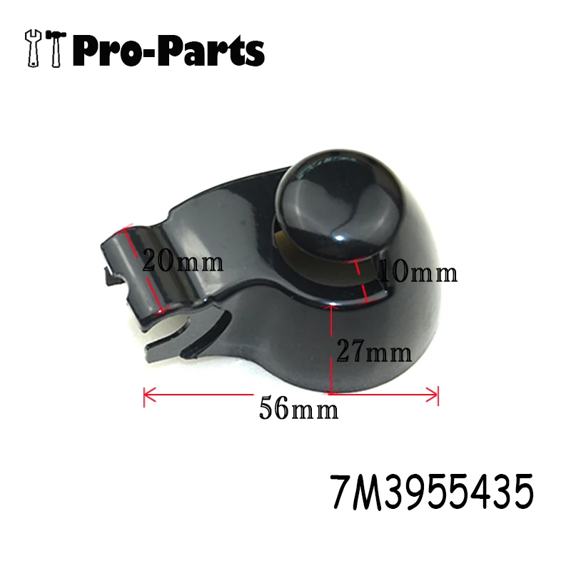 New 7M3955435 Rear Window Wiper Arm Nut Cover Cap For VW Polo Caddy Lupo Sharan Touran Skoda Fabia 7M3 955 435 1J6955435