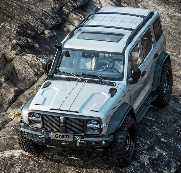 1/8 خزان 300 نسخة تنافسية تسلق سيارة محاكاة Rc التحكم عن بعد نموذج كهربائي سيارة قفل تفاضلي على الطرق الوعرة مركبة #4