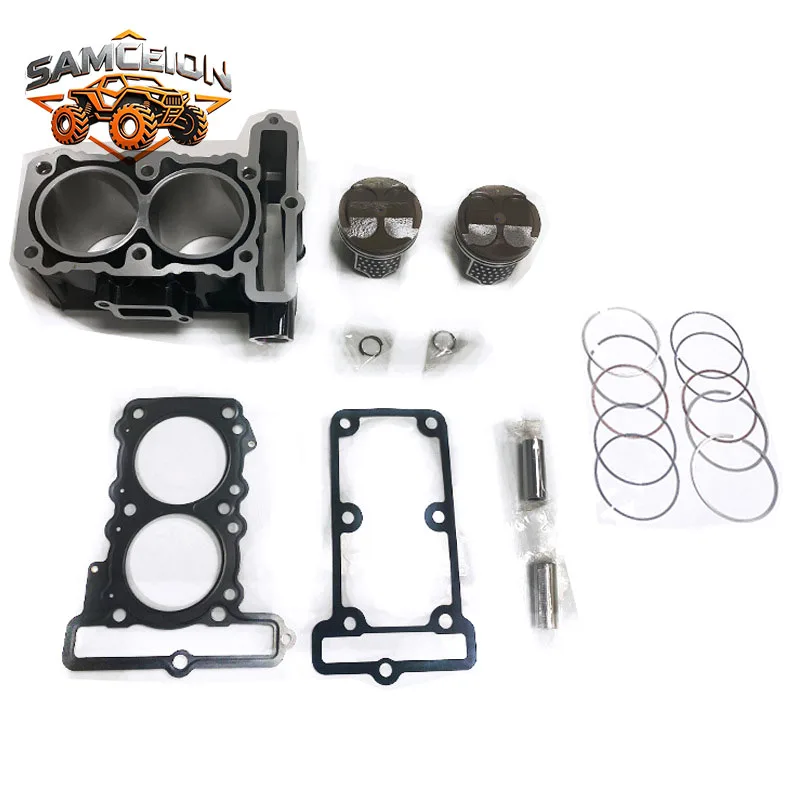 62mm Motorcycle Engine Cylinder Piston Gasket Kit for Kawasaki EX250 Ninja 250/EX250 Ninja 250 ER250 Z250 KLE250 Versys-X 250