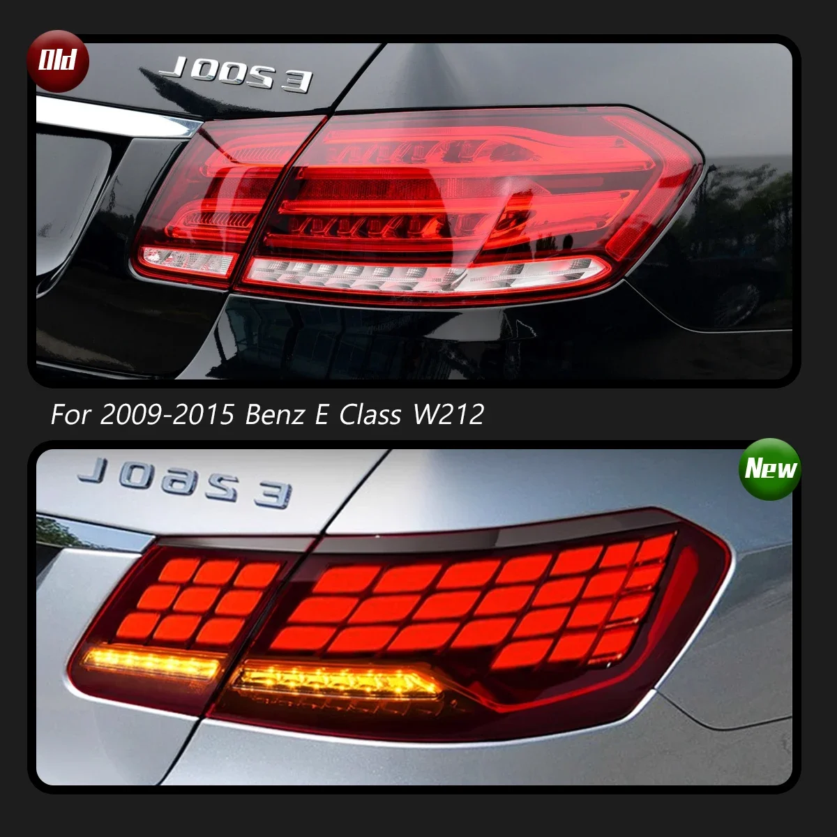 TYPY Car Tail Lights For Benz E-Class W212 2009-2015 LED Car Tail Lamps Daytime Running Lights Car Accessories