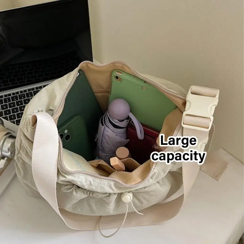 

X90D Women Bag Large Capacity Shoulder Bag Drawstring Crossbody Bag Bag