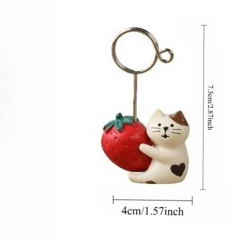 Animal Cartoon Photo Clip Base Wedding Table Name Number Holder Kawaii Card Clip Holders Memo Photo Clip Holder