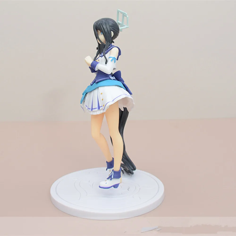 Arquivo azul hayase yuka anime figura tendo arisu brincadeira estatueta de ação menina estátua pvc modelo mesa decoração coleção brinquedo presentes