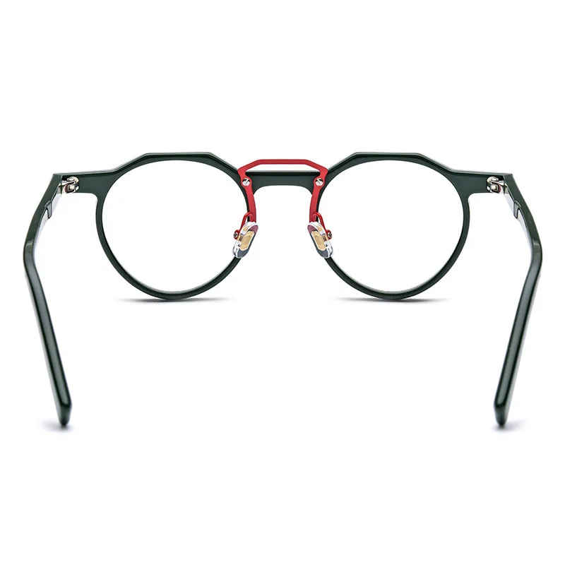 2022 Acetate Glasses Frame Men Retro Round Prescription Eyeglasses frames Women Luxury New Vintage Myopia Optical Eyewear