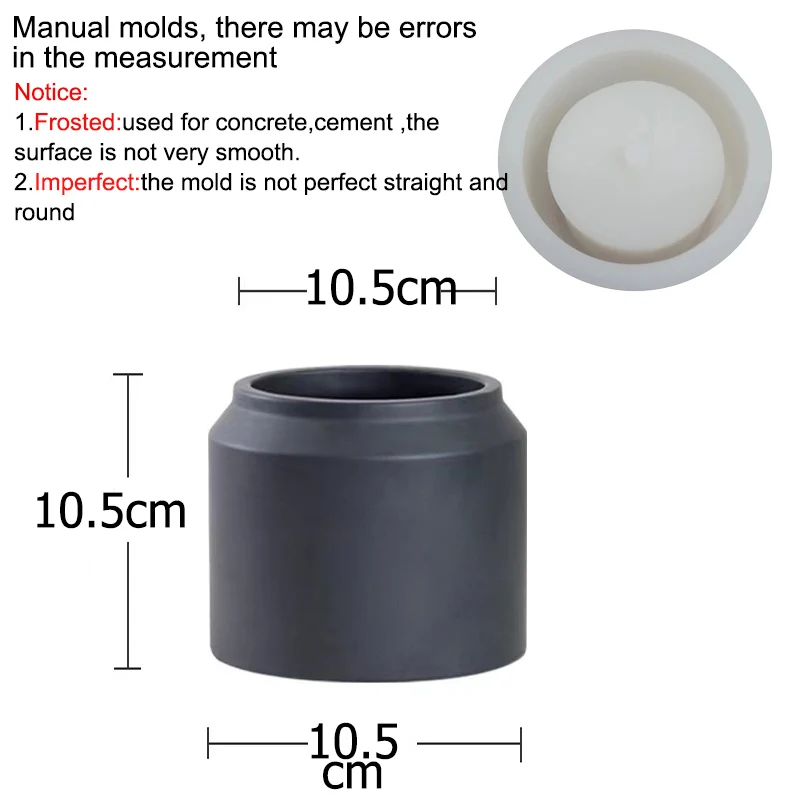 Nordic Simple Large Floor Flower Pot Silicone Mold,Huge Storage Container Gypsum Molds Large Planter Pot Concrete Vase Molds